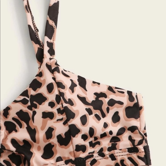 Leopard Bikini with High Waist Bottoms - Picture 5 of 6